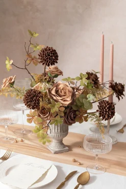 DIY Supporting Flower Boxes in Earth Brown & Sand Beige