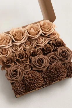 DIY Supporting Flower Boxes in Earth Brown & Sand Beige