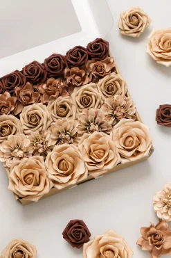 DIY Supporting Flower Boxes in Beige Raw Serenity