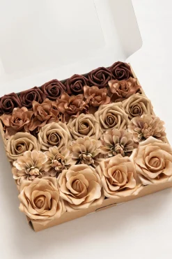 DIY Supporting Flower Boxes in Beige Raw Serenity