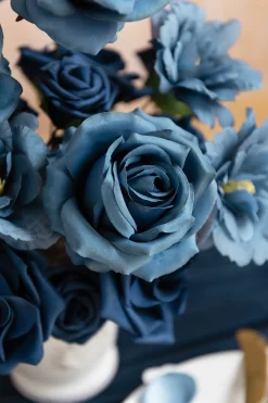 DIY Supporting Flower Boxes in Octavia Navy Blue