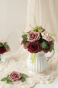 DIY Supporting Flower Boxes in Shades of Amaranth