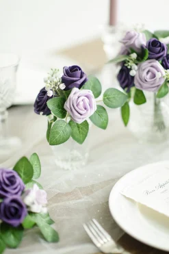 DIY Supporting Flowers in Classic Purple