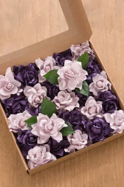 DIY Supporting Flowers in Classic Purple