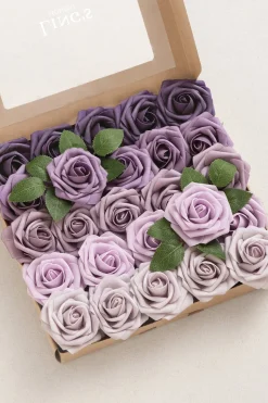 DIY Supporting Flowers in Classic Purple