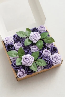 DIY Supporting Flowers in Classic Purple