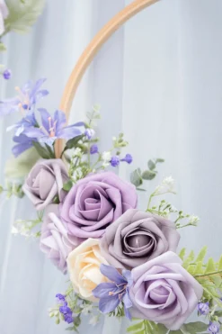 DIY Supporting Flowers in Dusty Violet & Pale Lavender