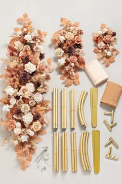Double Arch Decor Pack in Rust & Sepia | Clearance
