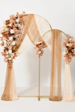 Double Arch Decor Pack in Rust & Sepia | Clearance