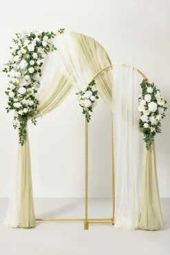 Double Arch Decor Pack in White & Sage | Clearance