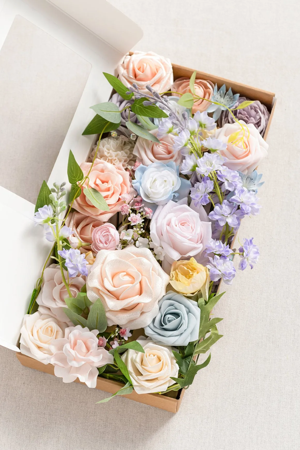 Dusty Blue & Navy Designer Flower Boxes