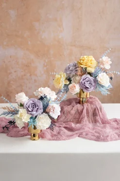 Dusty Blue & Navy Designer Flower Boxes