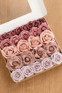 Dusty Rose Designer Flower Boxes
