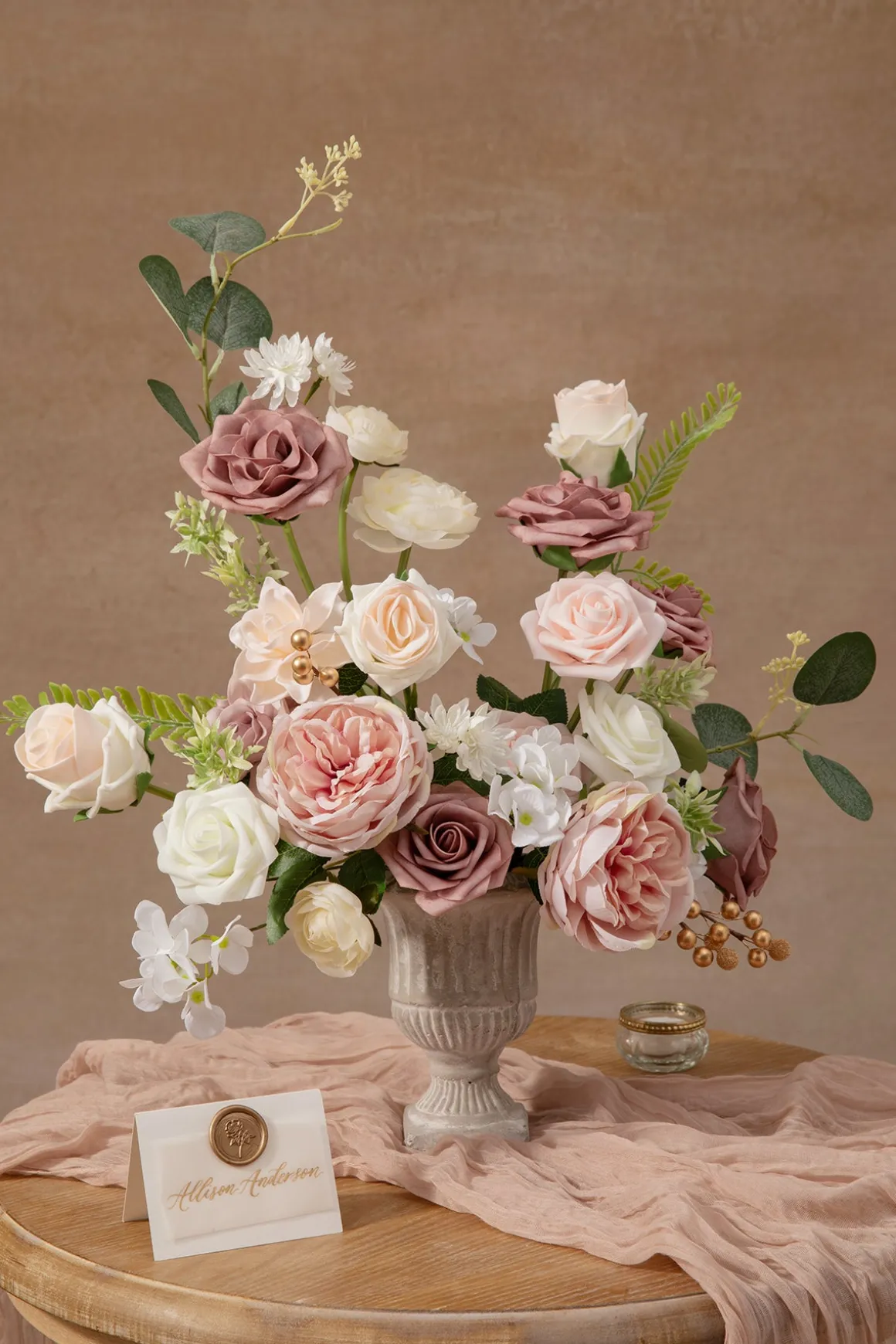Dusty Rose Designer Flower Boxes