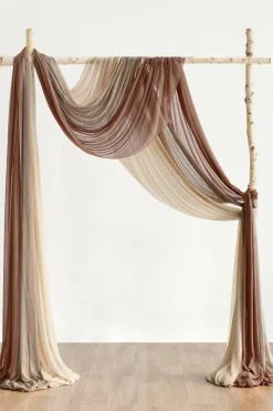 Easy Hanging Sheer Arch Draping (Set of 3)