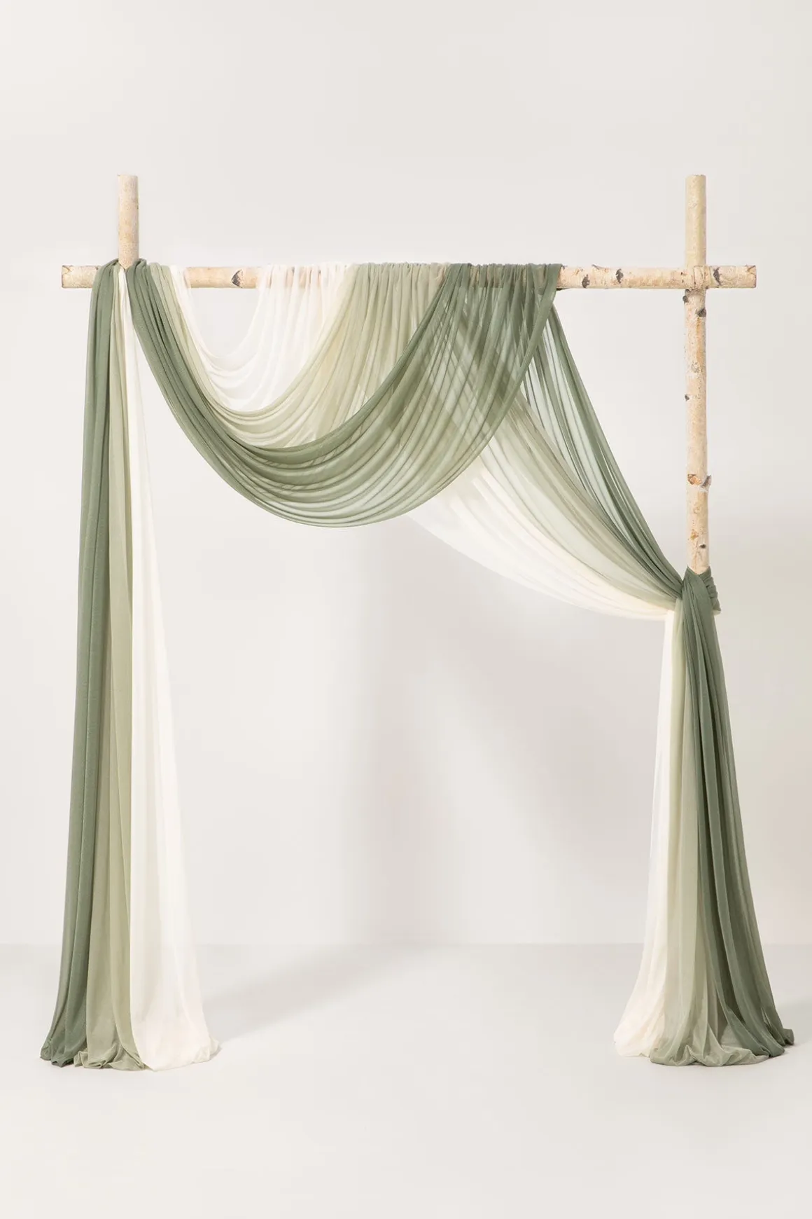 Easy Hanging Sheer Arch Draping (Set of 3)
