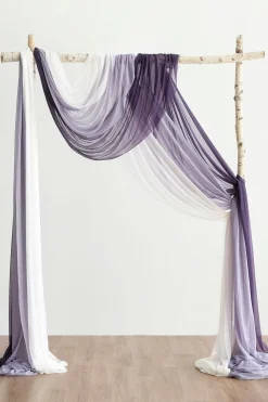 Easy Hanging Sheer Arch Draping (Set of 3)