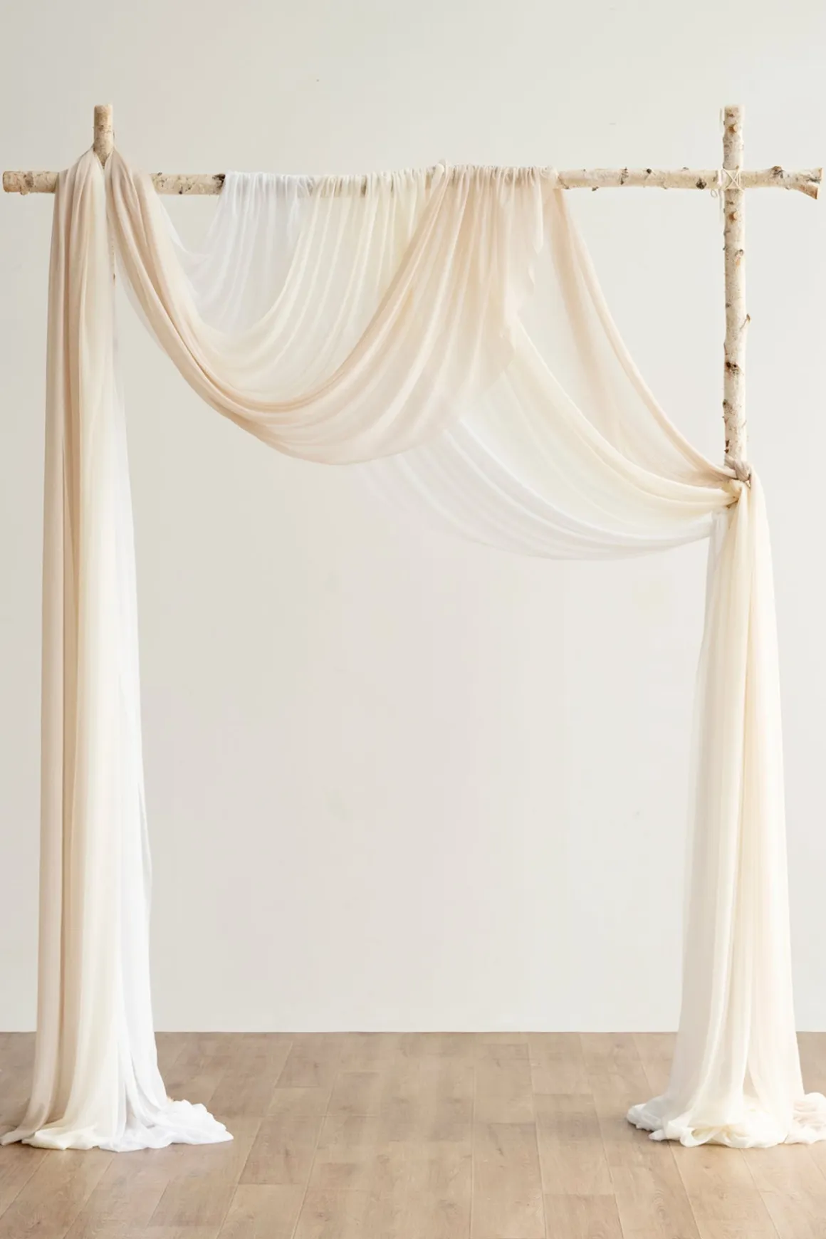 Easy Hanging Sheer Arch Draping (Set of 3)