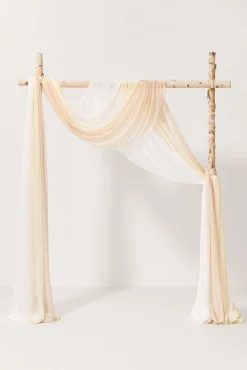 Easy Hanging Sheer Arch Draping (Set of 3)