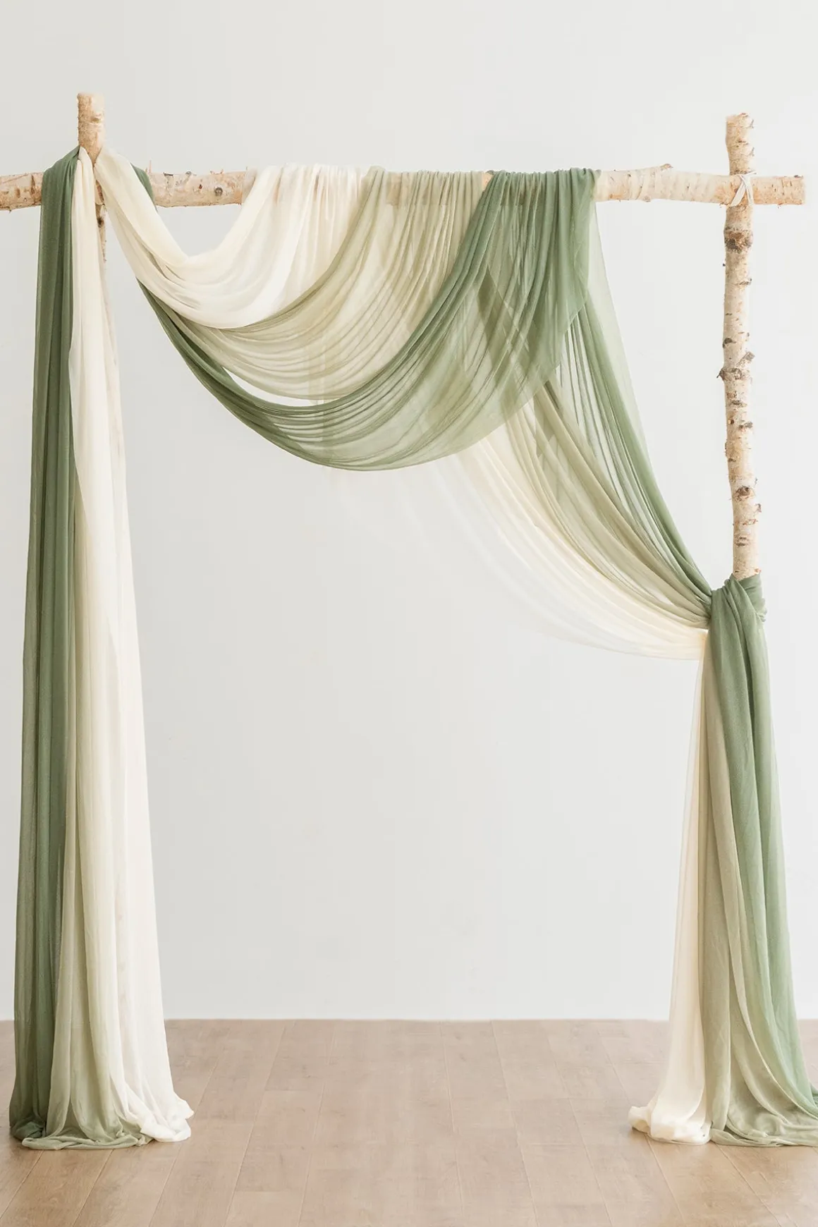 Easy Hanging Sheer Arch Draping (Set of 3)