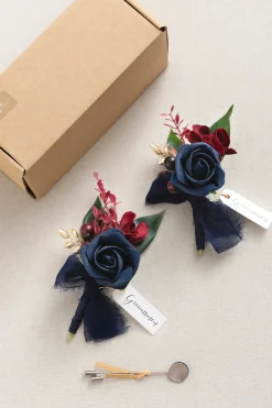 Flash Sale | Additional Flower Decorations in Burgundy & Navy