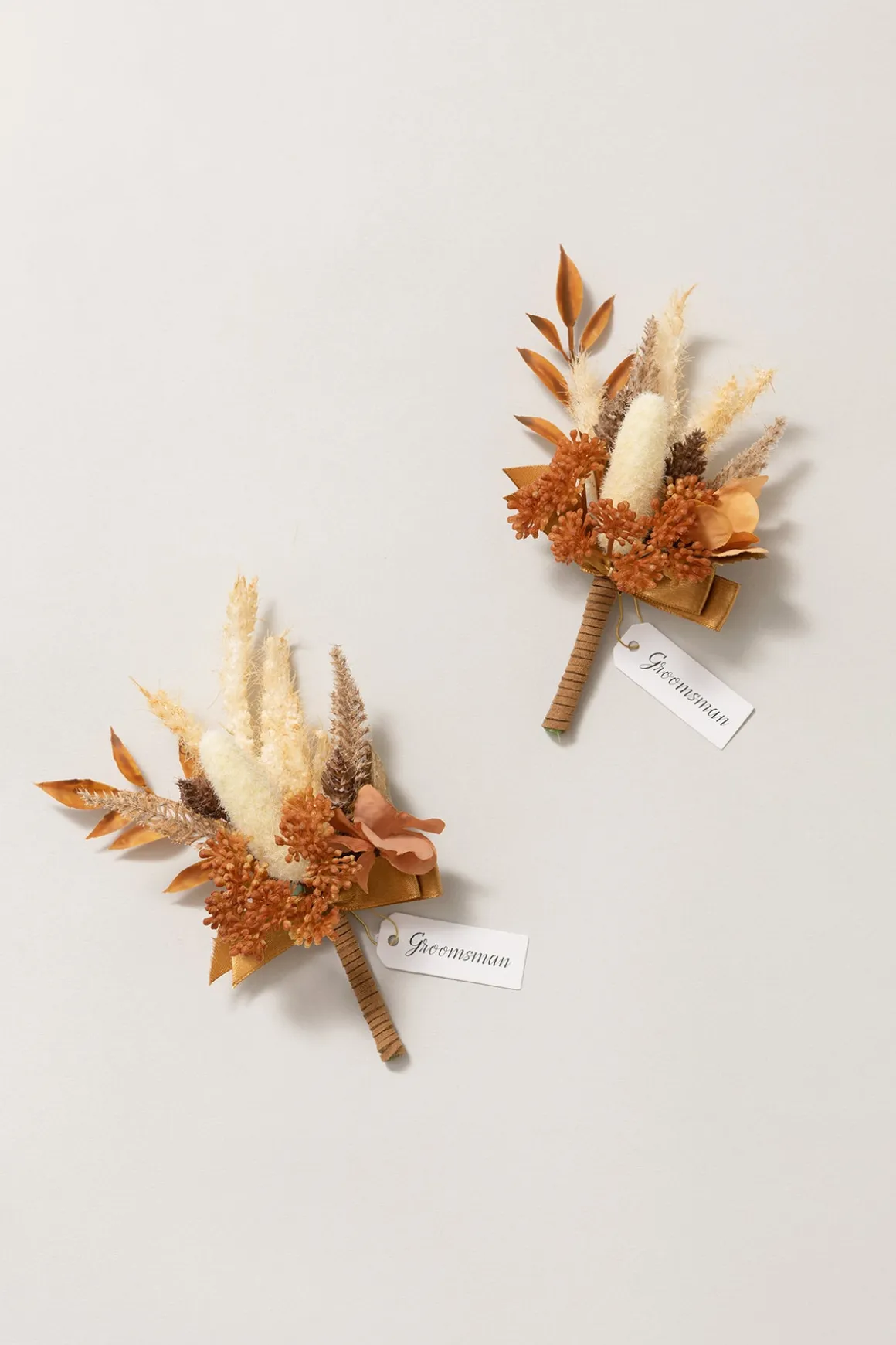 Flash Sale | Boutonnieres in Rust & Sepia