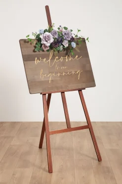 Flexible Combo Set Flower Sign Decor in Ethereal Purple Dream | Clearance