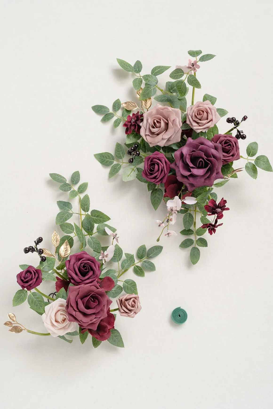 Flexible Combo Set Flower Sign Decor in Romantic Marsala | Clearance