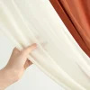 Flower Arch Decor with Drapes in Sunset Terracotta