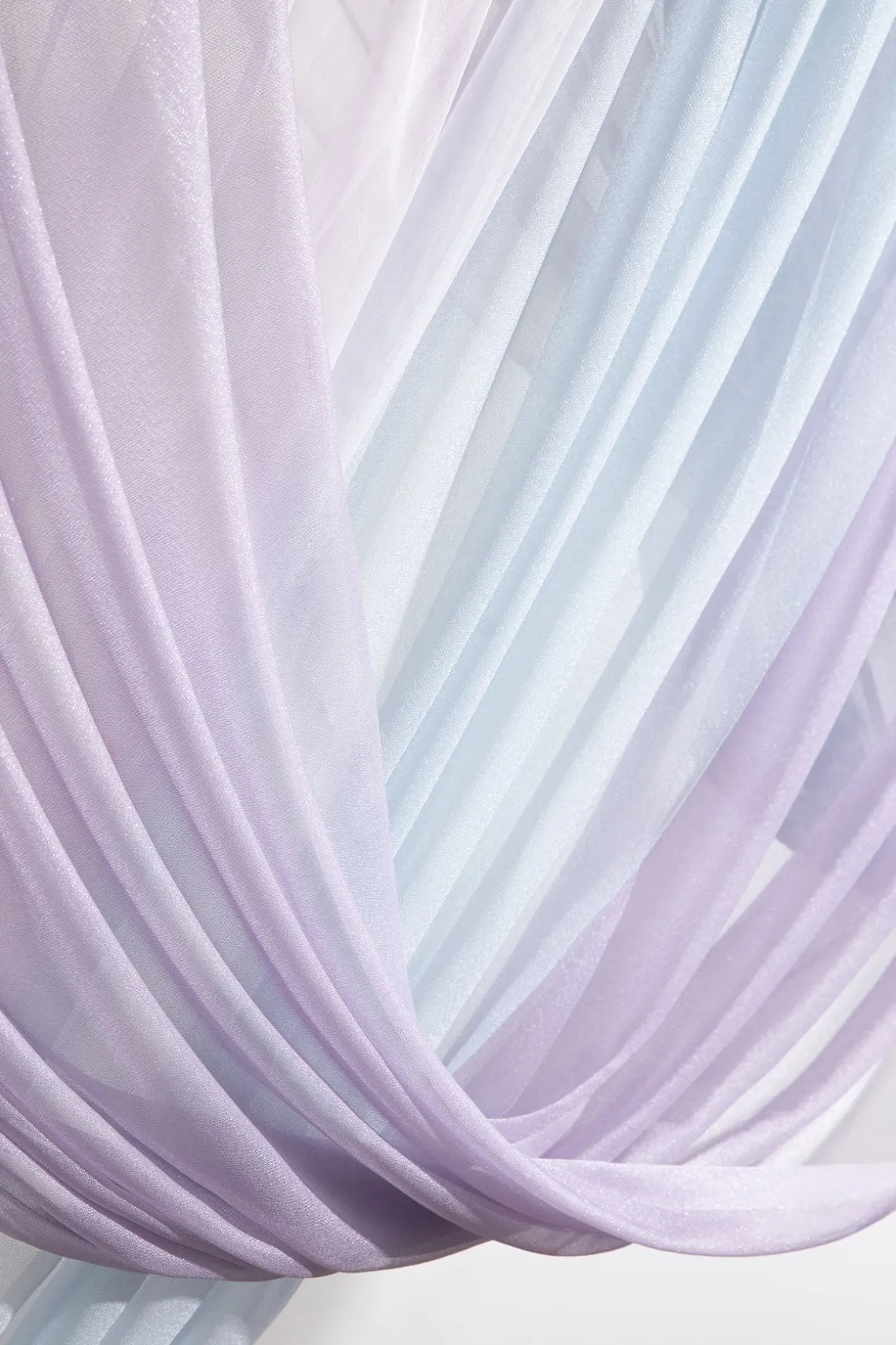 Flower Arch Decor with Drapes in Ethereal Purple Dream | Clearance