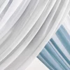 Flower Arch Decor with Drapes in Dusty Blue & Dutch Blue | Clearance
