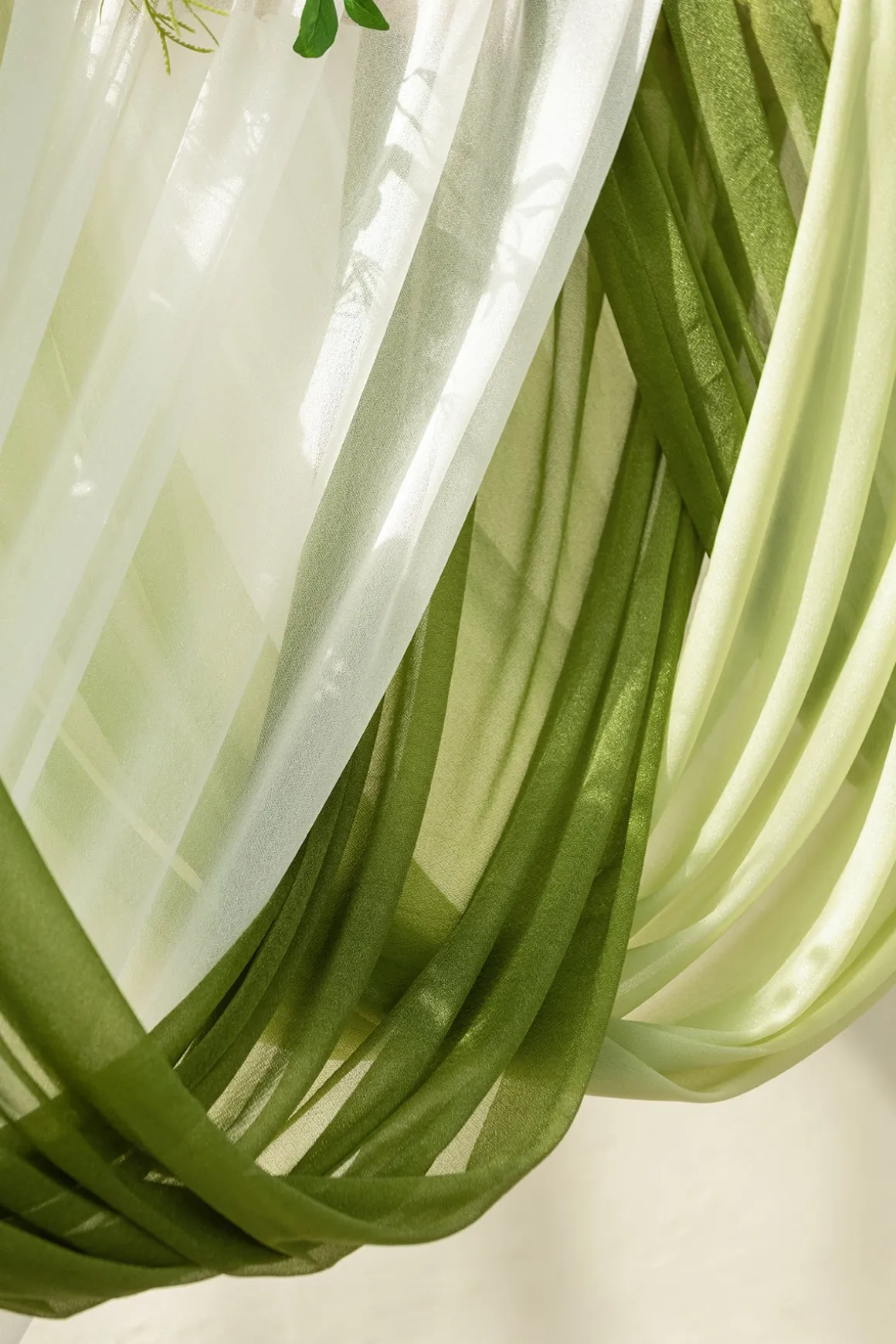 Flower Arch Decor with Drapes in May Lily & Olive | Clearance
