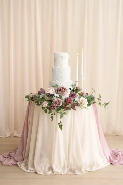 Flower Sign Decor in Dusty Rose & Mauve