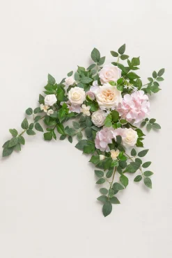Flower Sign Decor in Powder Pink & Cream