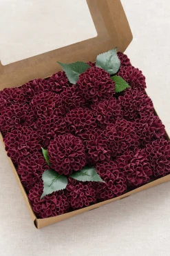 2.5" Foam Dahlia with Stem