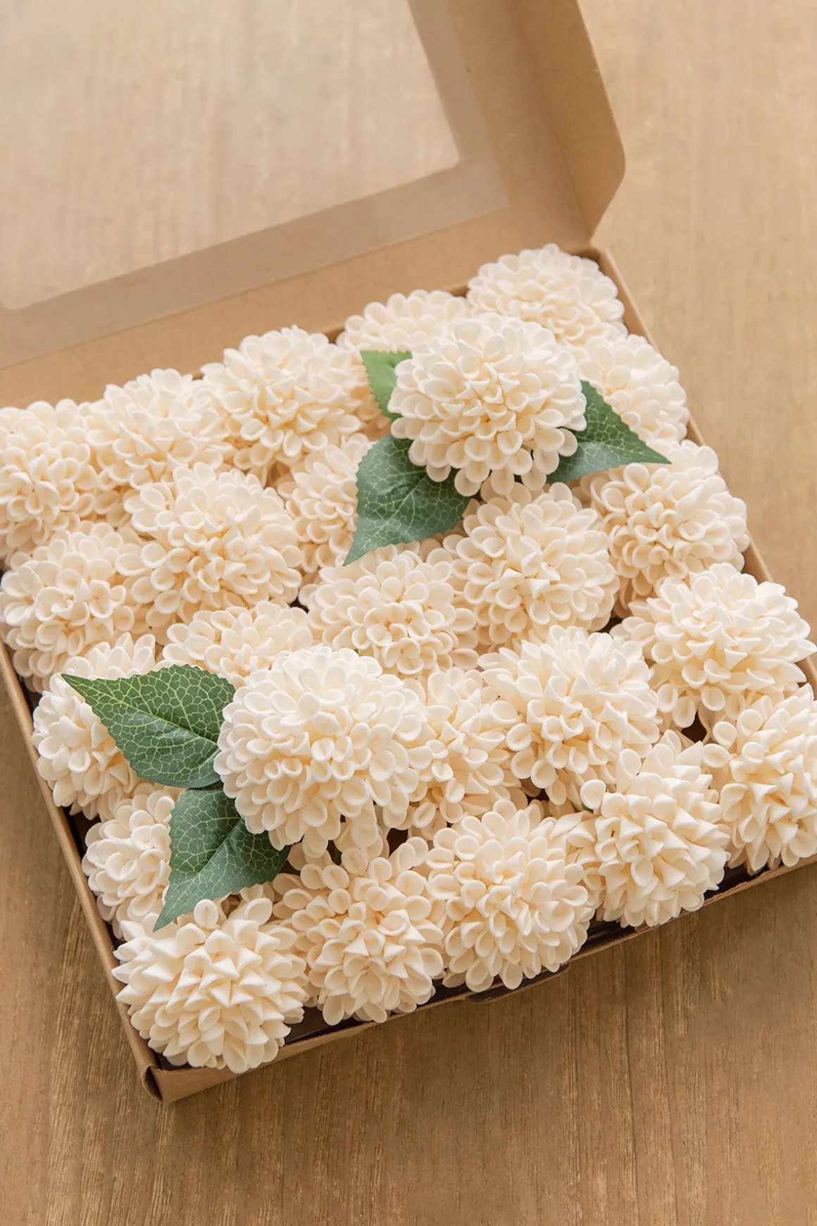 2.5" Foam Dahlia with Stem