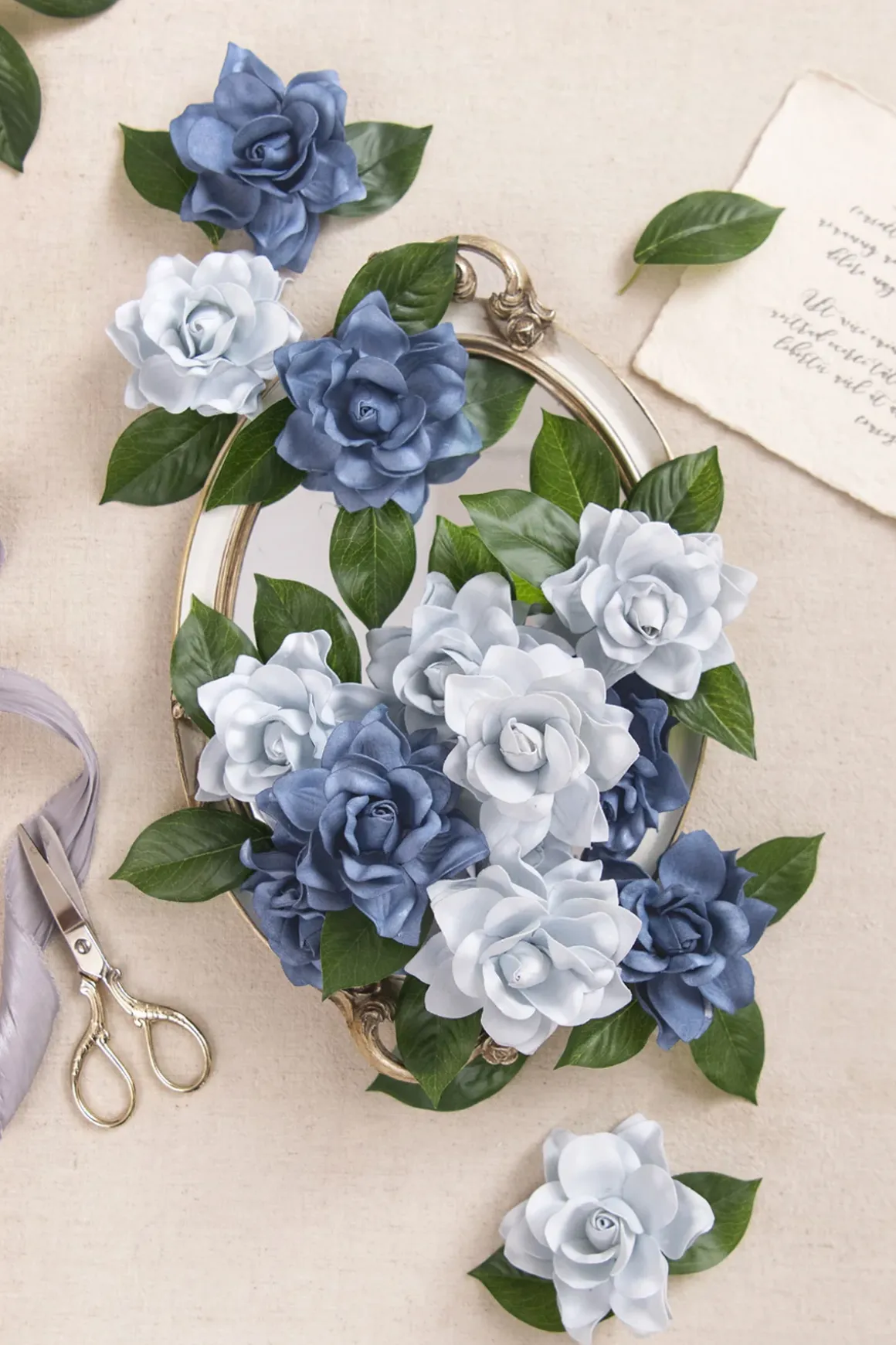 2.7" Foam Gardenia with Stem