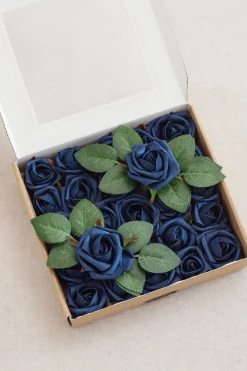 1.5"-2" Foam Rosebud & Petite Rose with Stem