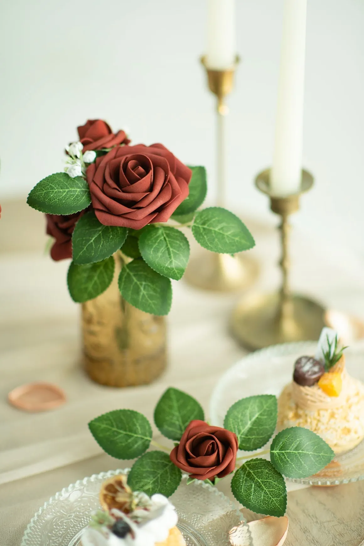 3" Foam Rose with Stem