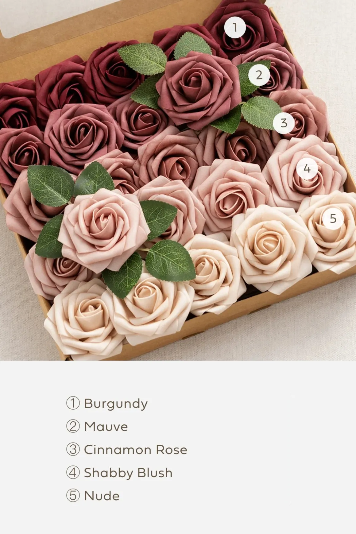 3" Foam Rose with Stem