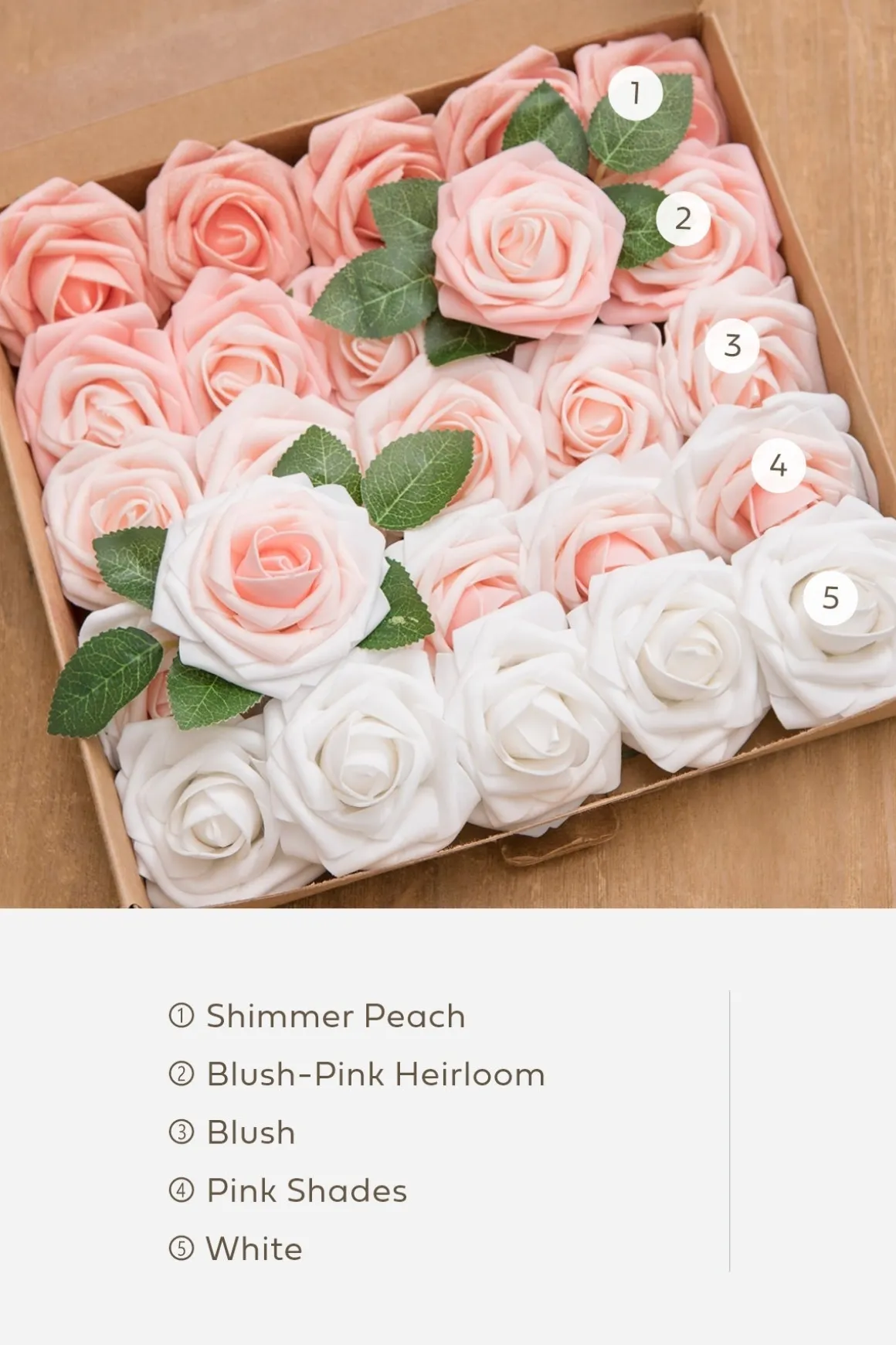 3" Foam Rose with Stem