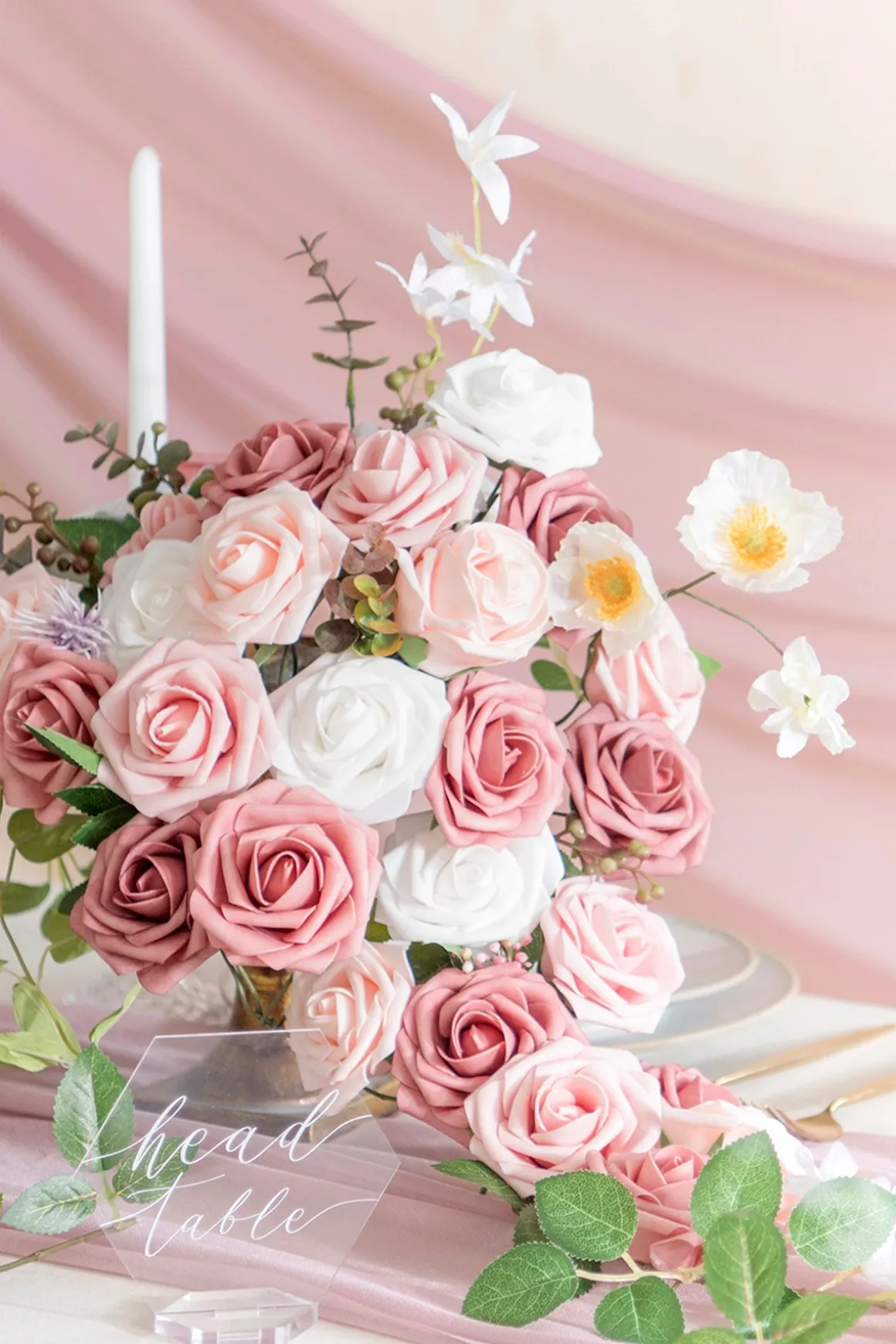 3" Foam Rose with Stem