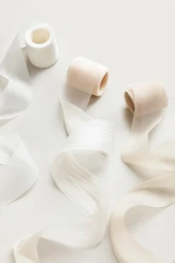 Frayed Edge Chiffon Ribbons 1.5