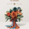 Free-Form Bridesmaid Bouquets in Dark Teal & Burnt Orange (Set of 1) | Clearance