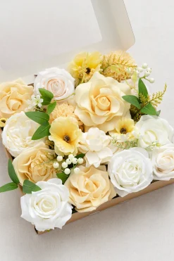 French Yellow Designer Flower Boxes