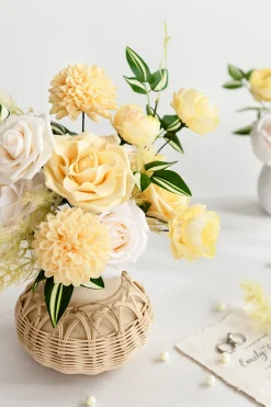 French Yellow Designer Flower Boxes