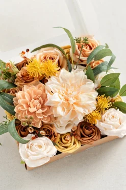 French Yellow Designer Flower Boxes- Isadora Cream | Clearance