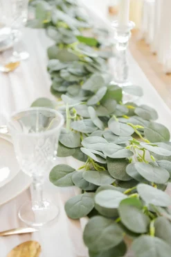 5.9ft Eucalyptus Leaf Greenery Garland | Clearance