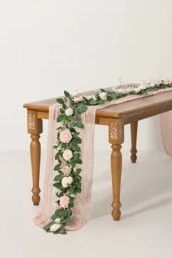 5ft Flower Garland - Blush