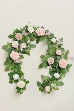 5ft Flower Garland - Blush